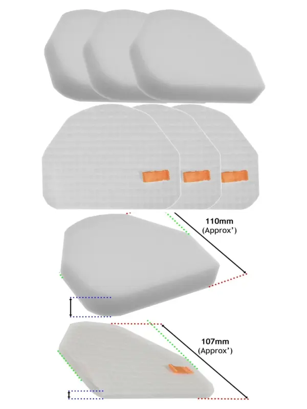 Shark Vacuum Filter Kit – 6 Filters for NV200‑NV500 Models