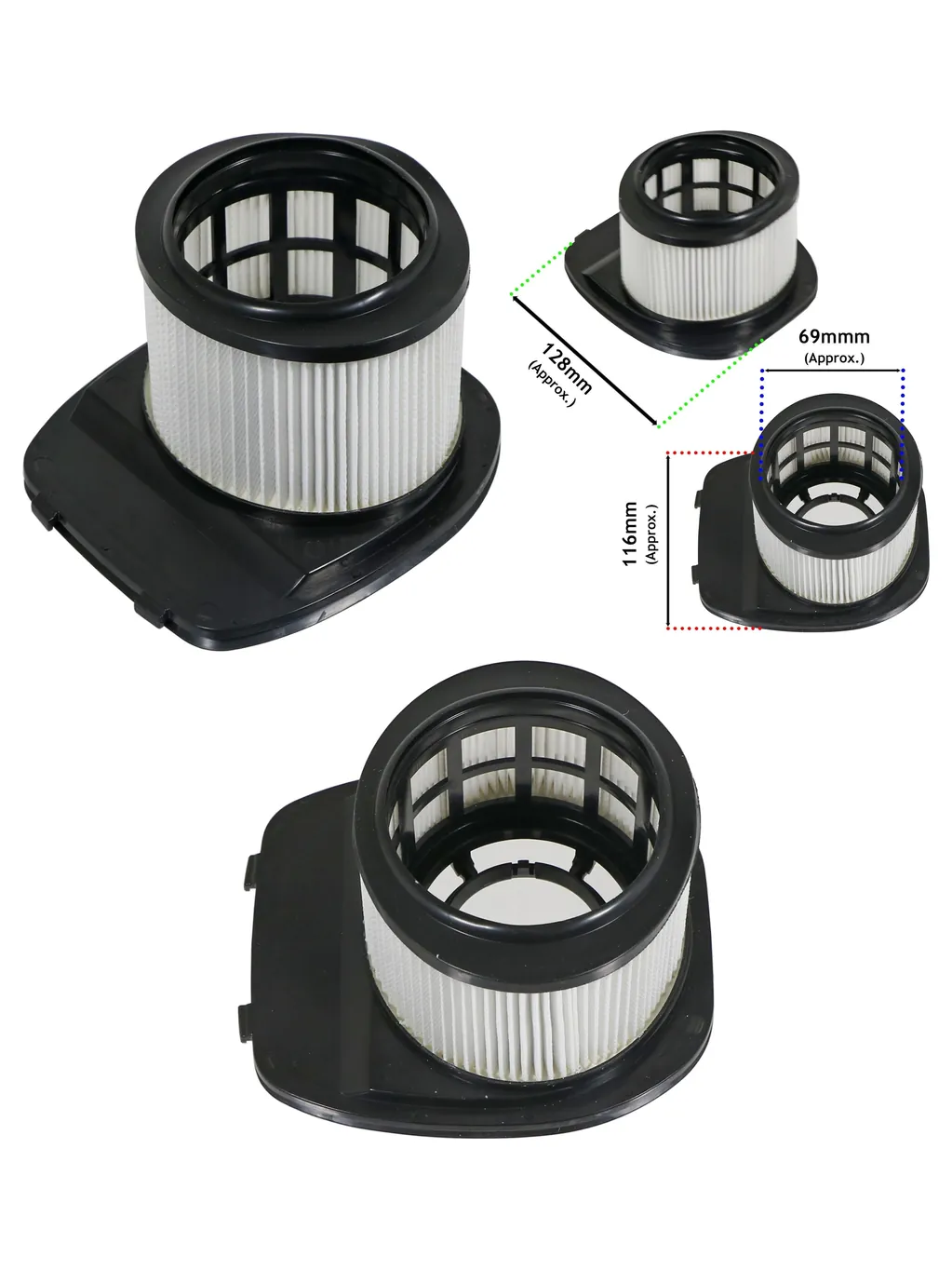 Shark Vacuum Filter Replacement – Fits IZ201UK, IZ251UK, Z202SM, IC300