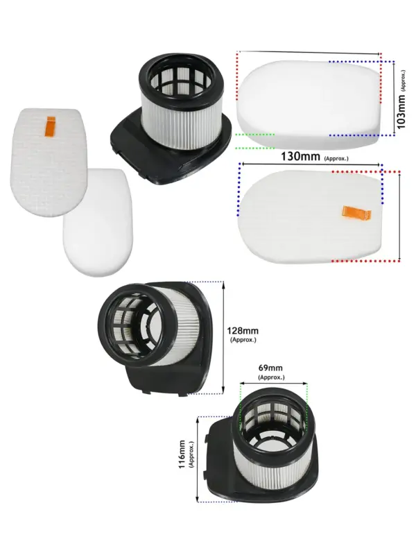Shark Vacuum Filters for IZ300/IZ320 Series – Anti‑Hair Replacement