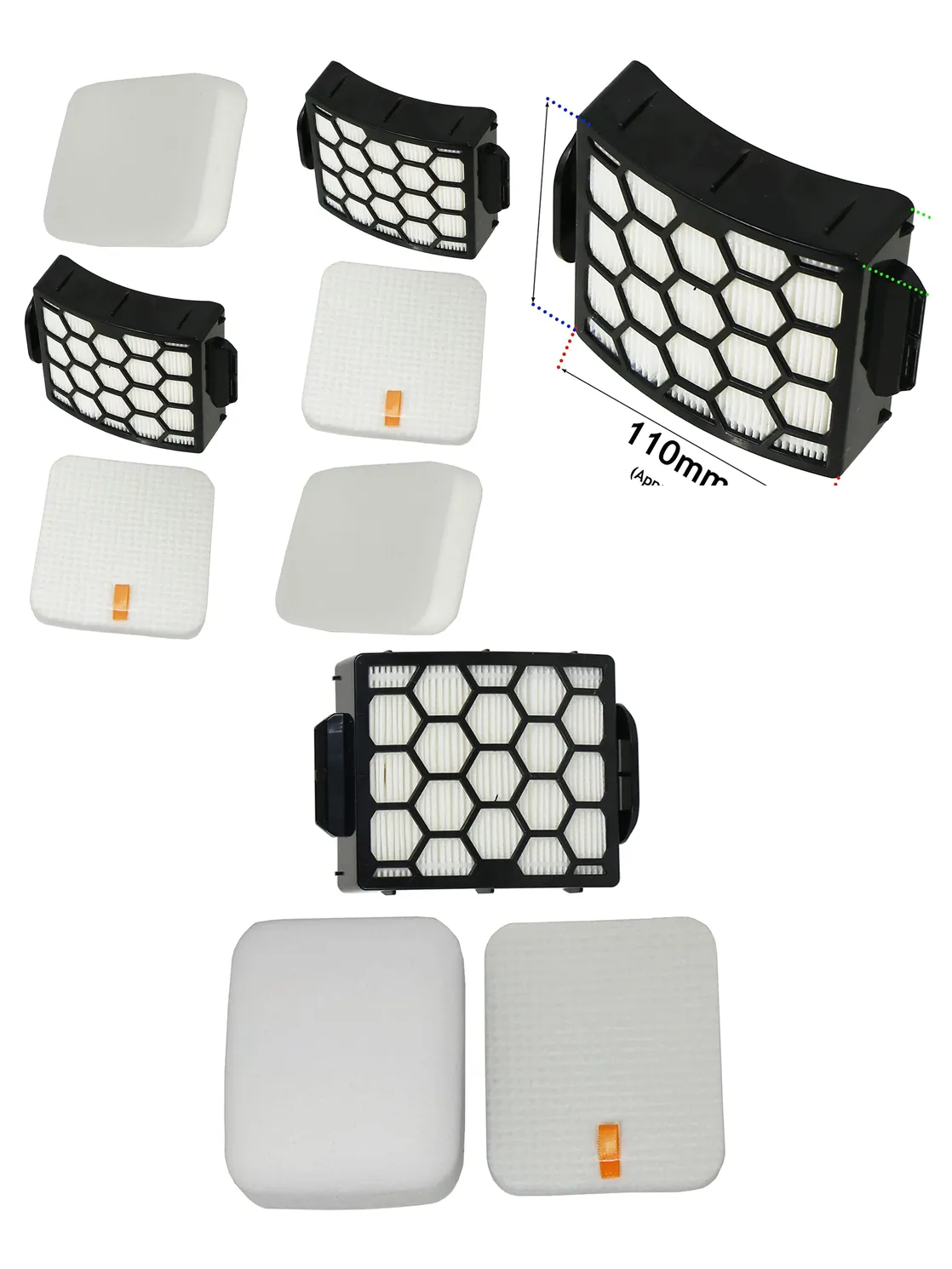 Shark Vacuum Filters Set – NV602/NV702 Lift‑Away & Duoclean