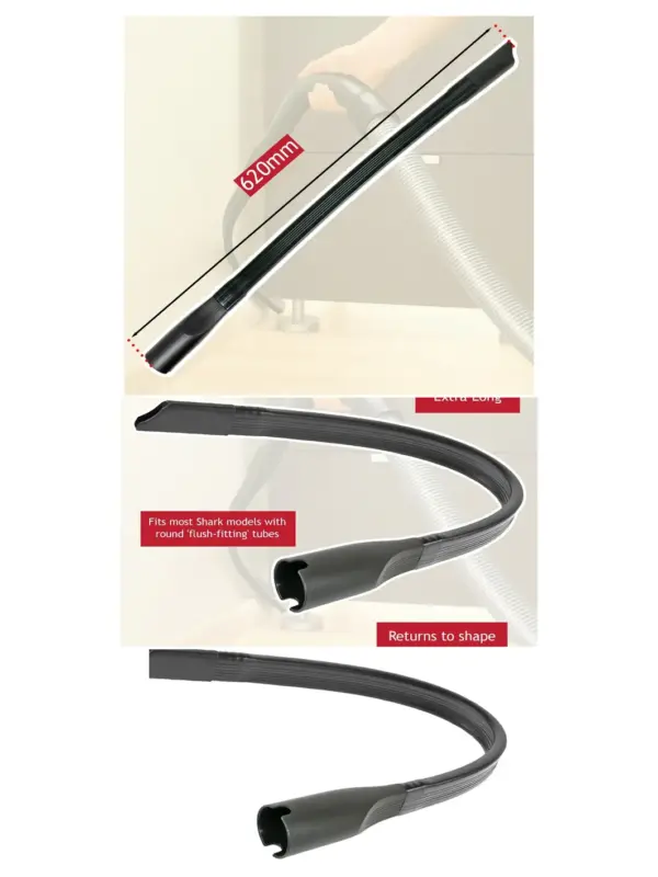 Shark Vacuum Flexible Crevice Tool – 35mm Long Nozzle Extension