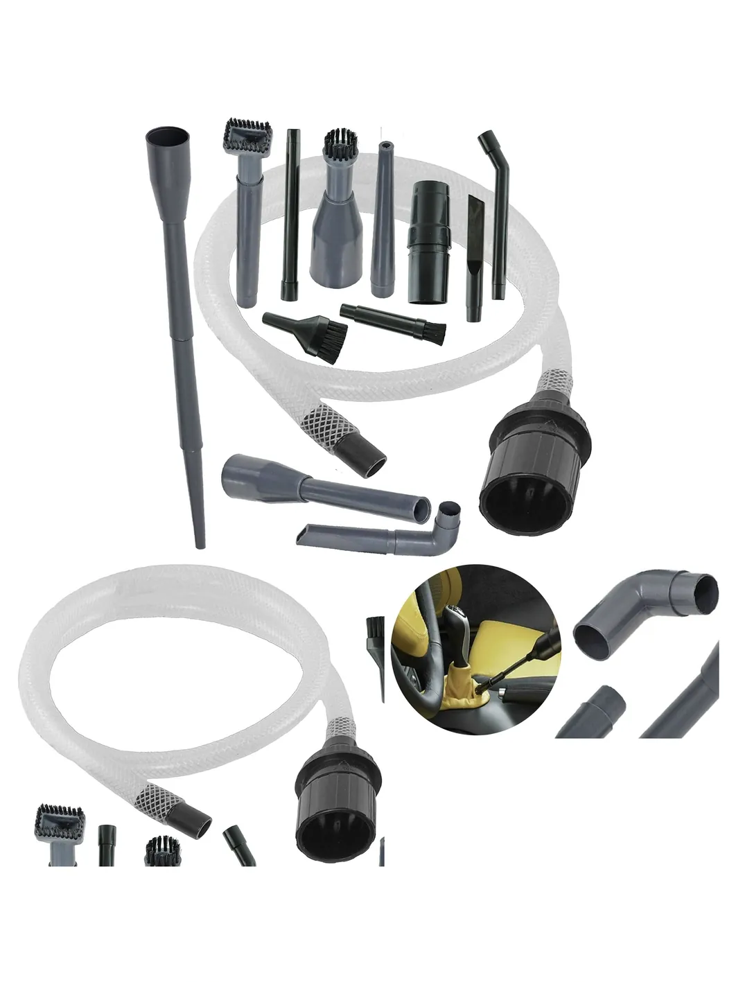 Shark Vacuum Mini Tool Kit – 35mm Attachment Set for PC, Desk & Car