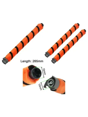 Shark Vacuum Soft Roller Brush Bar Pack of 2 for AZ910UK AZ702UK AZ950