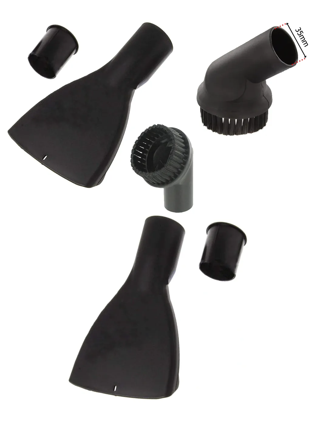 Shark Vacuum Wide Mattress & Upholstery Nozzle with Mini 35mm Brush