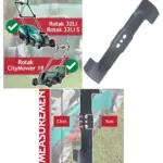 Sharp Metal Blade for Bosch Rotak 32Li S CityMower 32cm Lawn Mower