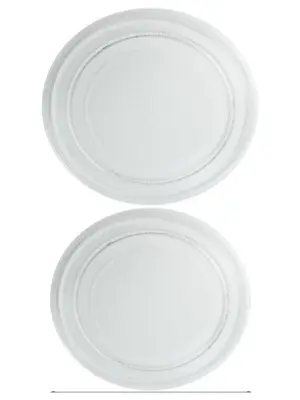 Sharp Microwave Glass Turntable Plate 245mm - Smooth Flat Replacement
