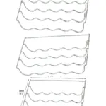 Sharp Refrigerator Wine Bottle Rack Shelf Insert - 457x290x70 mm