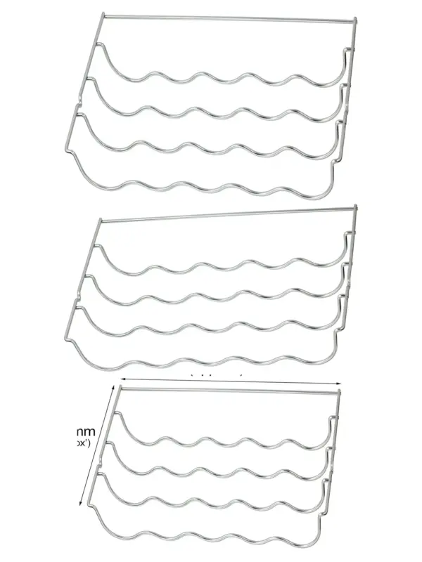Sharp Refrigerator Wine Bottle Rack Shelf Insert - 457x290x70 mm