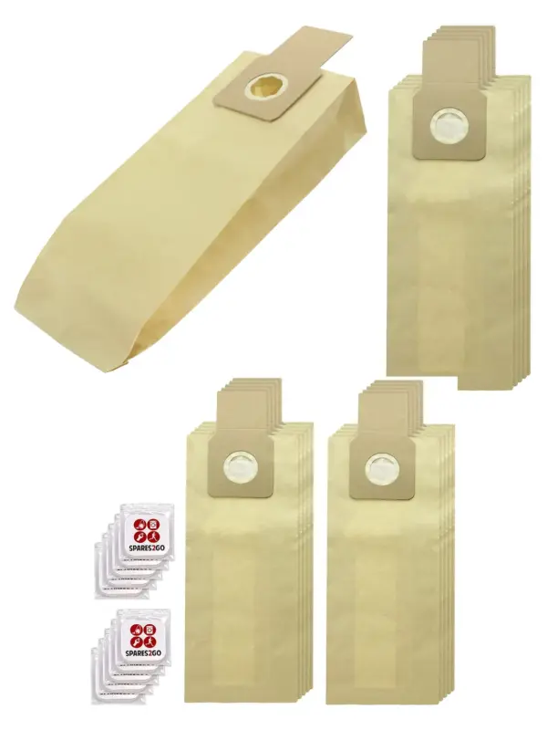 Sharp Vacuum Cleaner Double Wall Bags Pack of 10 and 10 Freshener Tabs