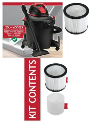 Shop-Vac Wet/Dry Cartridge Filter with Foam Sleeve – Fits 90304 series