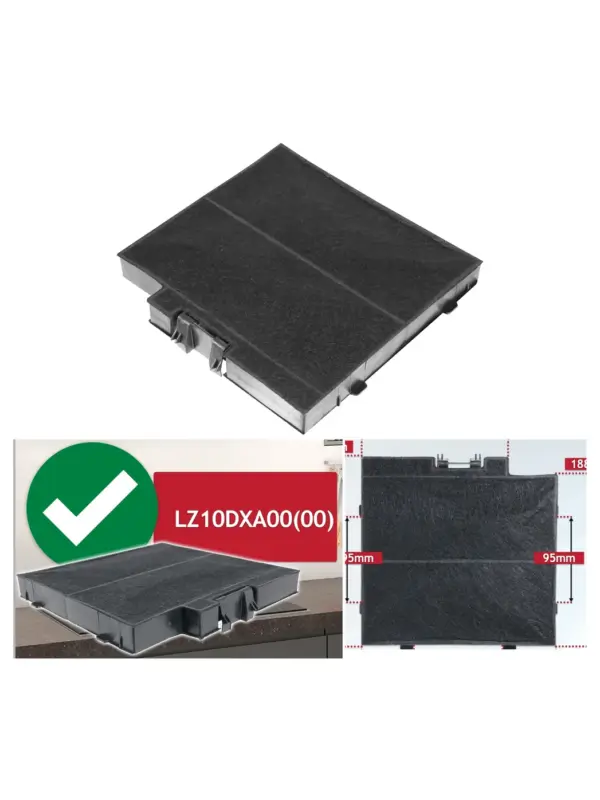 Siemens Extractor Hood Carbon Filter 215x210x25mm