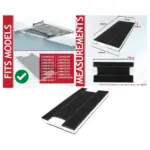 Siemens Hood Carbon Filter 395x196mm - fits LI46630-46930