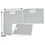 Siemens Hood Metal Mesh Filter 250x310mm – Vent Extractor Replacement