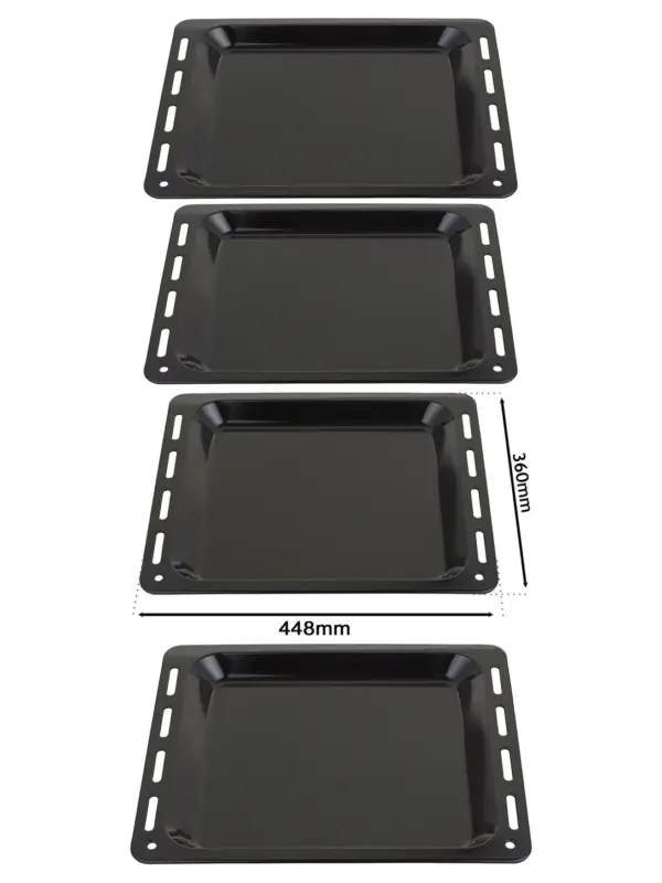 Siemens Oven Baking Tray Set – Enamelled Pan 448x360x25mm