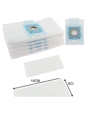 Siemens Vacuum Cleaner Multi‑Layer Cloth Dust Bags Pack of 5 + Filter