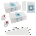 Siemens Vacuum Dust Bag Set: 10 Cloth Bags + 2 Filters + Fresh Tabs