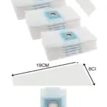 Siemens Vacuum Dust Bags Multi‑Layer Cloth, 15 Pack + 3 Filters