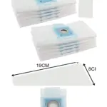 Siemens Vacuum Dust Bags Multi‑Layer Cloth Pack of 10 + 2 Filters