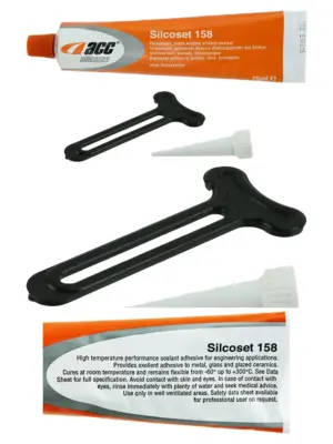 Silcoset 158 Heat‑Resistant Silicone Oven Door Sealant 75ml