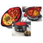 Silicone Liner & Divider for Tower Slow Cooker – Round Fit 3.5‑6.5L
