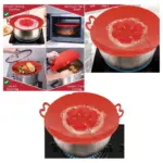 Silicone Pot Lid Spill Guard – Anti‑Boil Overflow Cover for Saucepans