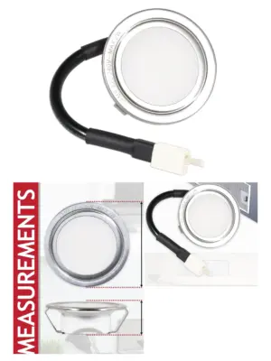 Silver 68mm G4 LED Bulb for Candy Cooker Hood Extractor
