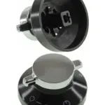 Silver‑Black Gas Oven Knob for New World 600SIDLM