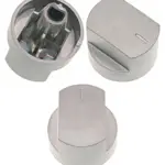Silver Control Knob & Shaft for 61EDO/61EHDO Stoves & Ovens