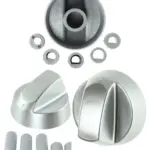 Silver ELBA Oven Replacement Control Knob & Dial Adapter