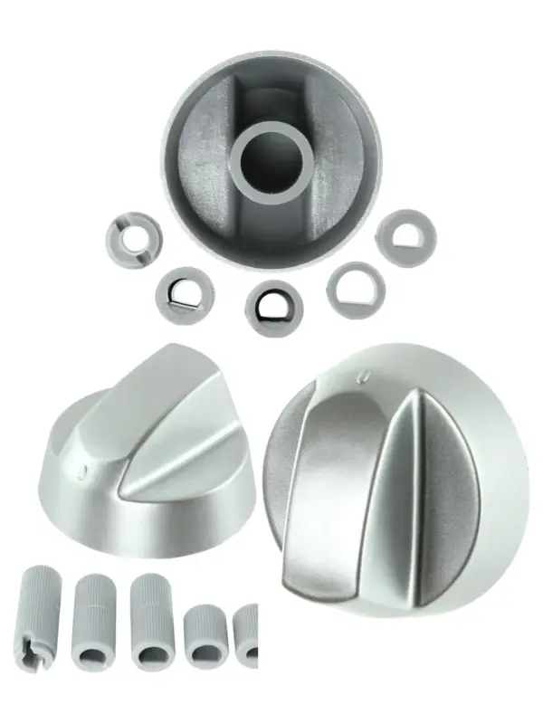 Silver ELBA Oven Replacement Control Knob & Dial Adapter