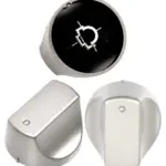Silver Hotpoint Oven Control Knob Replacement for SHS33XS/SHS53X