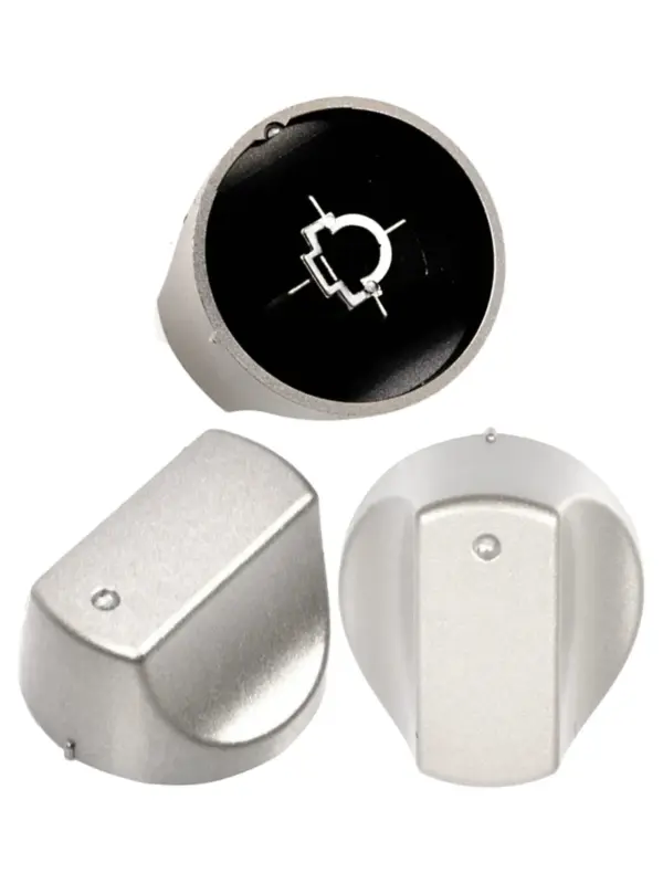 Silver Hotpoint Oven Control Knob Replacement for SHS33XS/SHS53X