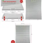 Silver Metal Grease Mesh Filter for PRIMA Cooker Hood Vent – 320x260mm