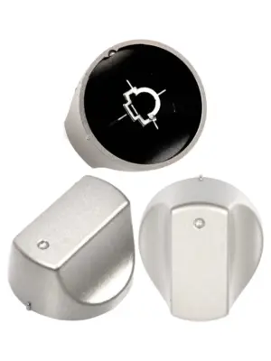 Silver Replacement Control Knob for Hotpoint DH53XS/DH93X Oven