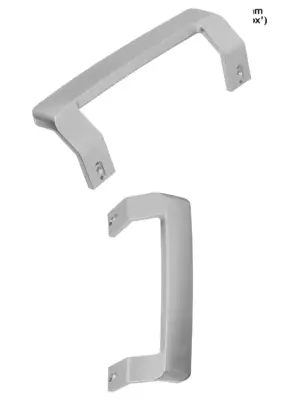 Silver Replacement Door Handle for Beko Refrigerator & Freezer