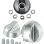 Silver Siemens Oven & Cooker Control Knob Replacement Kit
