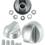 Silver Universal Replacement Control Knob for Toaster, Oven & Press