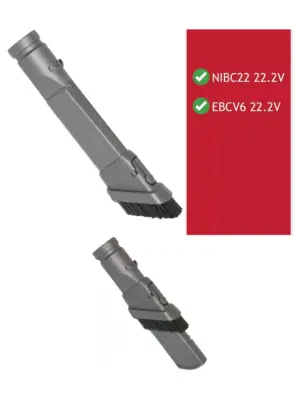 Slim Crevice Brush for Vytronix NIBC22/EBCV6 3‑in‑1 Vacuum Cleaner