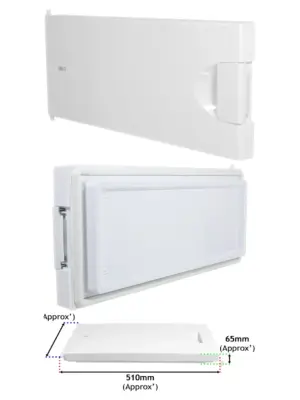 Smeg FAB28 Ice Box Door Evaporator Panel – Fridge/Freezer Part
