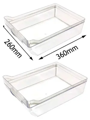 SMEG FAB32 Salad Drawer Bin for Refrigerator – Fridge Organizer Box