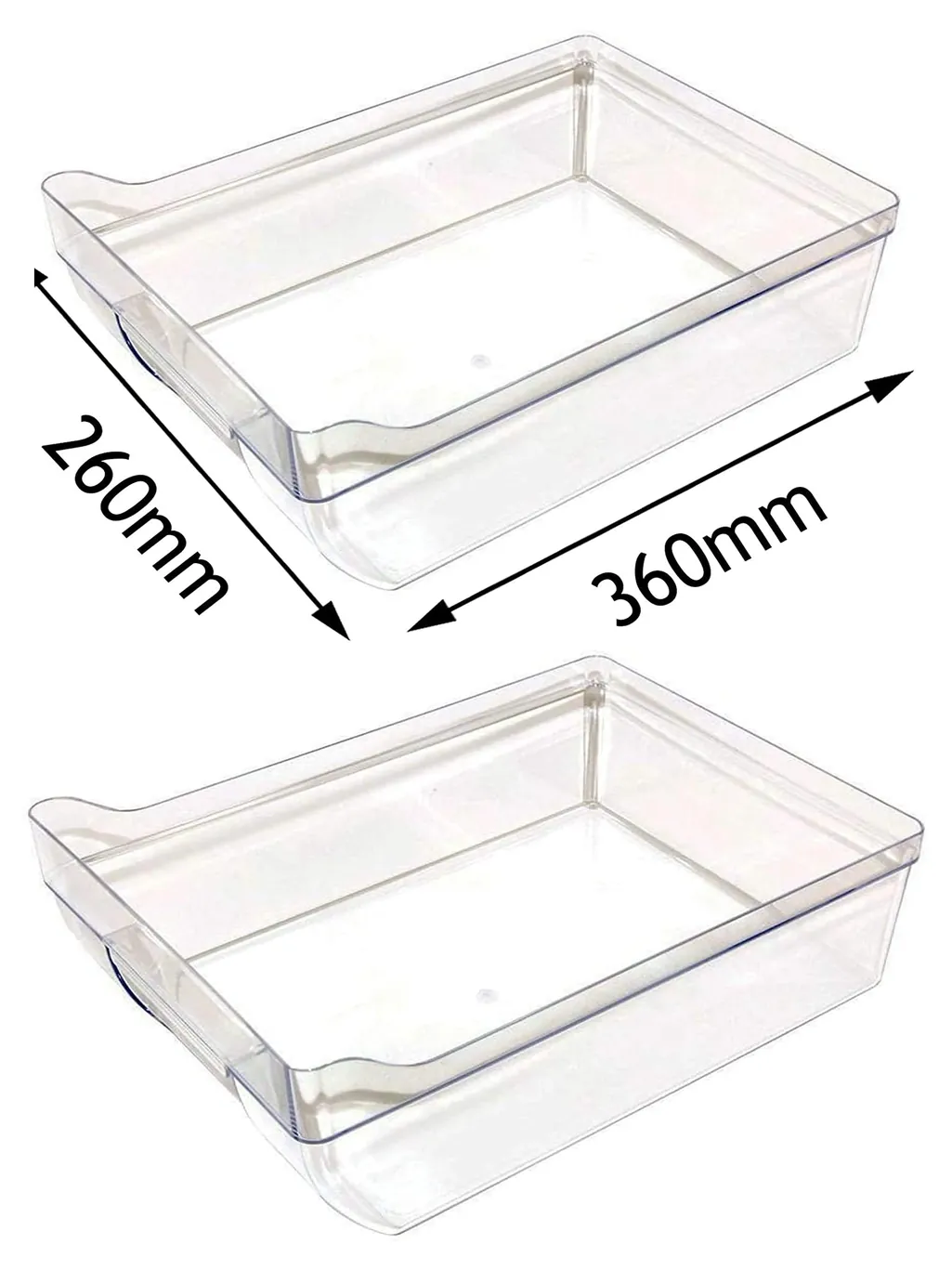 SMEG FAB32 Salad Drawer Bin for Refrigerator – Fridge Organizer Box