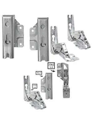 SMEG Fridge Door Hinge Set – Integrated Left & Right