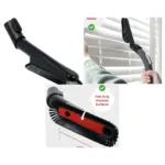 Soft Dusting Brush for Mac Allister Vacuums 35mm Flush‑Fit Swivel Tool