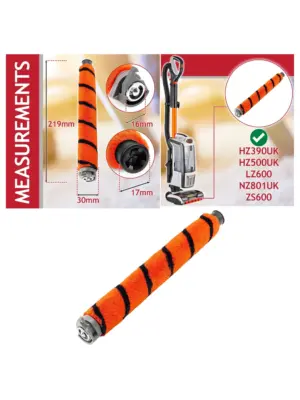 Soft Roller Brush for Shark Vacuums HZ390 HZ500 LZ600 NZ801 ZS600