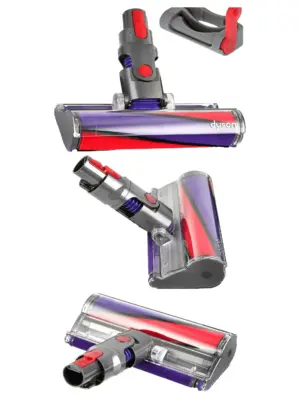 Soft Roller Floor Brush with Trigger Lock for Dyson V10/V11/V12 Vacuums