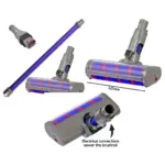 Soft Roller Tool Extension Rod & Crevice Nozzle for Dyson DC58-62 V6