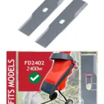 Sovereign FD2402 Garden Shredder Metal Blade 19.5 cm 2-Pack
