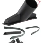 SpareS2Go Extra Long Flexible Crevice & Mini Brush Kit for Vax Vacuums