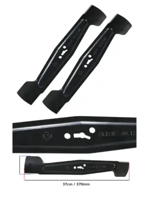 Spear & Jackson 40V Cordless Mower Blade 37cm – 2 Pack