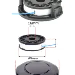 Spear & Jackson GT450/GT600 Trimmer Line Spool Cover Cap Replacement